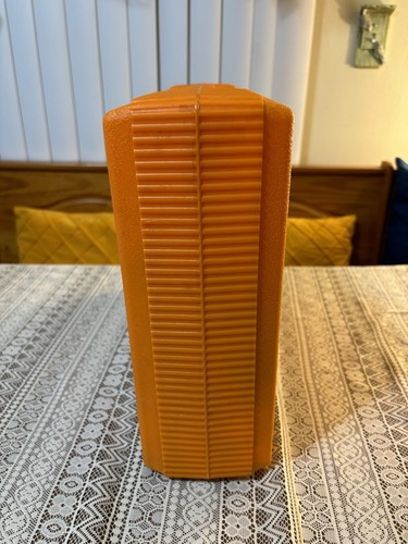 Lot Vintage K'NEX Orange Hard KNEX Carrying Case Organizer 1995 Toy Build Kit - Picture 7 of 8