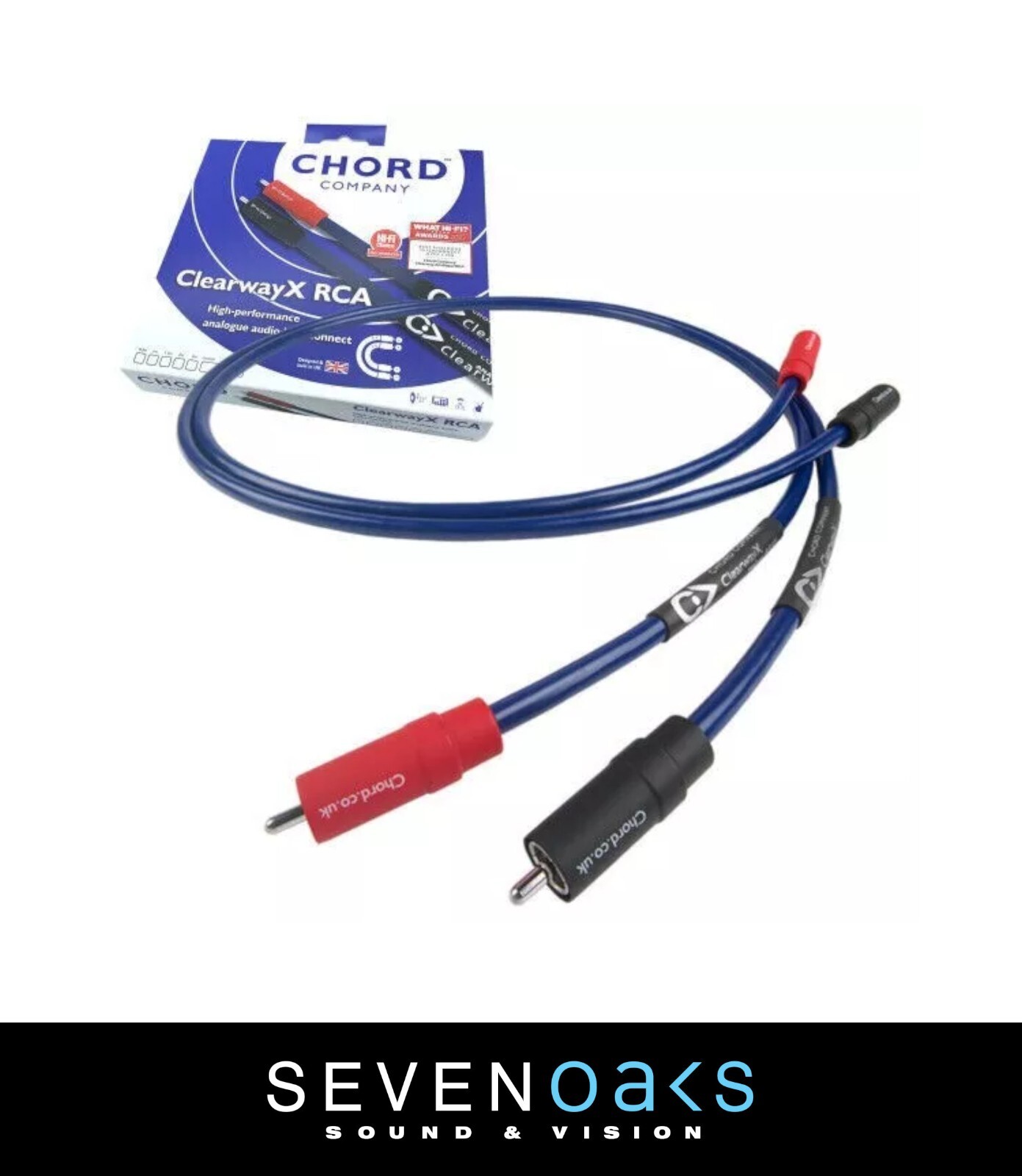 Chord RCA Cable - Clearway X ARAY  2RCA to 2RCA  1m