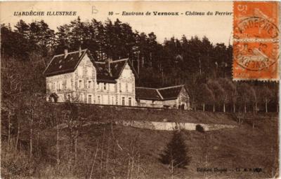Old postcard AK approx. de VERNOUX Chateau du Perrier (661329)