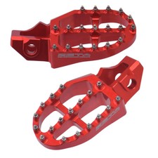 DRC 2023 Husqvarna TE 150i ALUMINUM FOOTPEGS GAS RED ZE93-1822