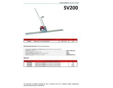STAGGIA VIBRANTE  MAKER SV200 BENZINA HONDA GX25