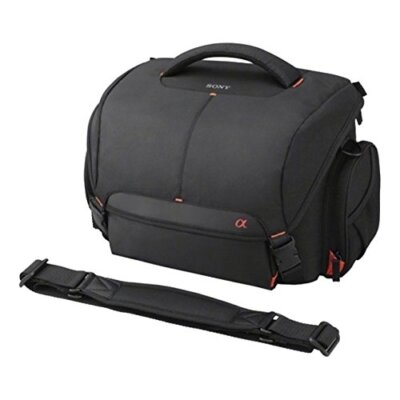 SONY Soft Carrying Kameratasche LCS-SC21 schwarz Umhängetasche (24 x 37 x 25,...