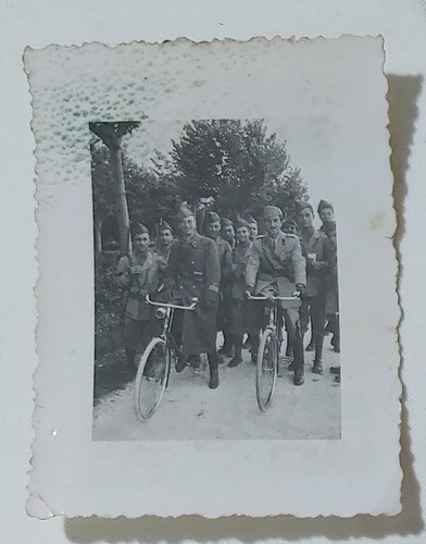 09032 Foto d'epoca 132 - II GM - soldati italiani - cm 6.5 x 8.5