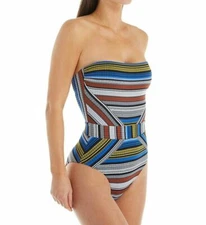 Becca Babylon Ellie Bandeau One Piece Swimsuit 181007 