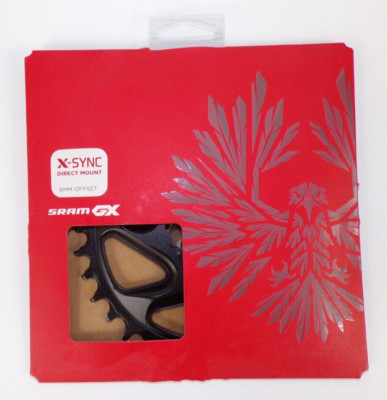 Sram X-Sync Eagle Plateau - 12 Vitesses - Aluminium Noir - Technologie X-Sync 2 - Pour Transmission Eagle