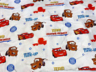 M9 *Wow* Disney Pixar Cars Team McQueen Microfiber Crib Toddler bed Fitted Sheet