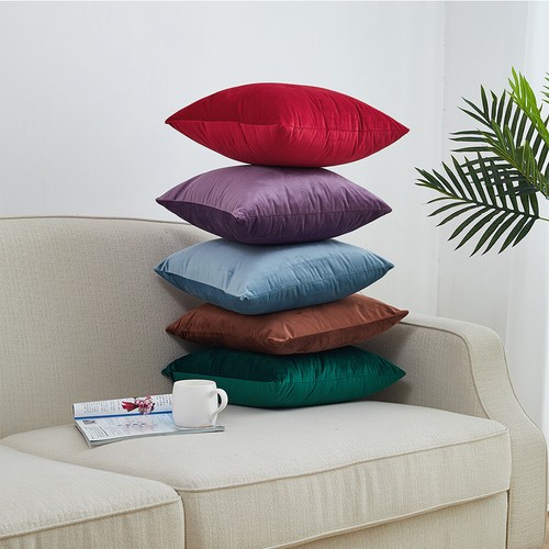 "Plüsch Samt Kissenbezug Sofa Kissenhülle 12"" 14"" 16"" 18"" 20"" 22"" 24"" 26"" 28" - Bild 9 von 49