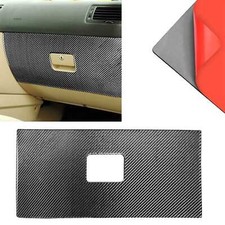 Cubierta de guantera de panel de almacenamiento de fibra de carbono LHD para VW Golf 4 Jetta MK4 1999-2004