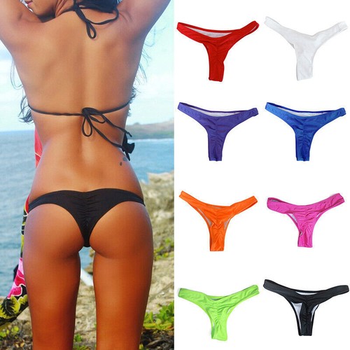 Lotto da 5 confezioni mutandine bikini sexy donna corde G biancheria intima perizoma slip posteriore a T - Foto 3 di 24