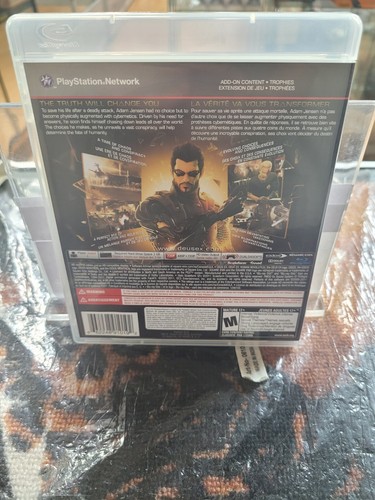 Deus Ex Human Revolution Ps3 en caja original ¡Envío gratuito en Canadá!! - Imagen 7 de 11