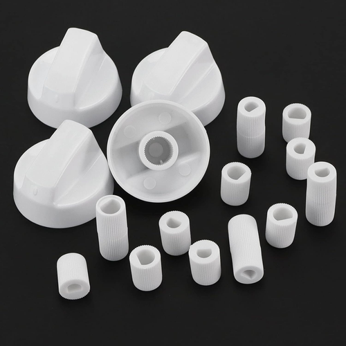 2025 Upgrade Universal White Control Knobs 4-Pack with 12 Adapters Compatible fo - Bild 6 von 7