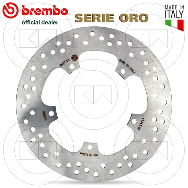 Brembo Serie ORO 68B407C3 Vorderer Bremsscheibe Yamaha Majesty 400 Jahr 2007-image