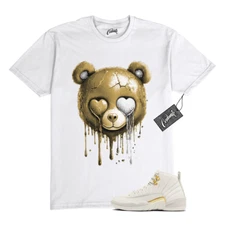 12 Phantom Metallic Gold White T Shirt to Match SLB