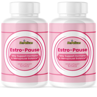 Estro-Pause-Menopause Balance Support/Women's Health- 2 Bottles- 180 Capsules