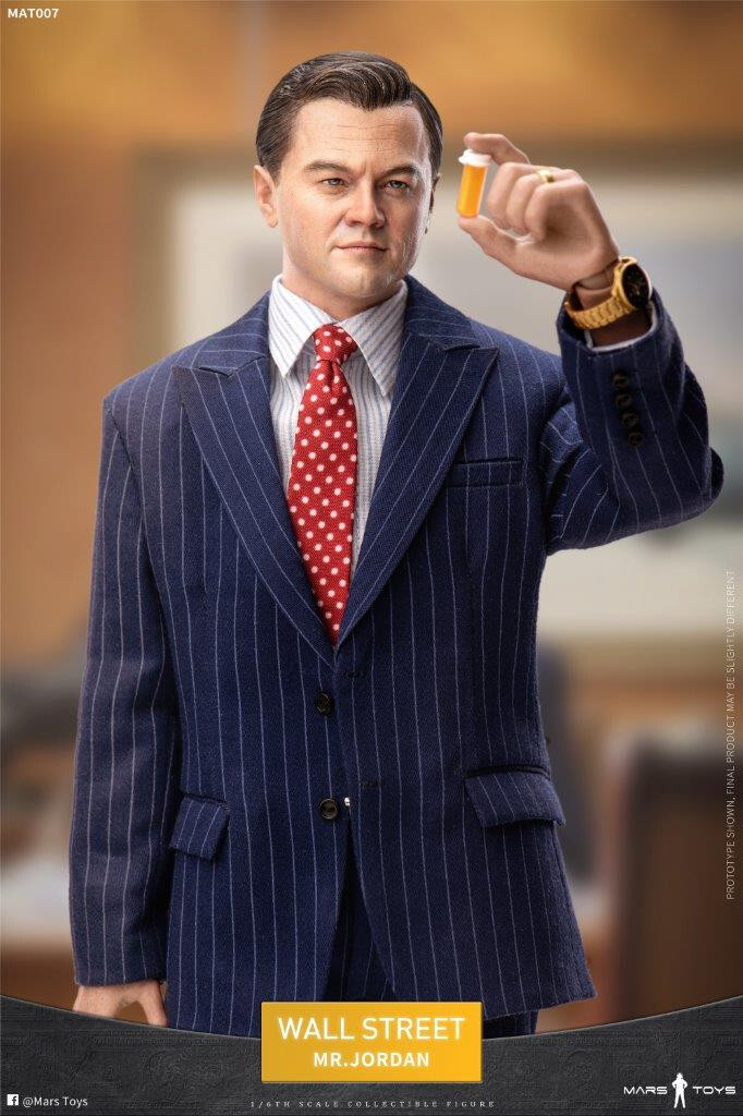 Mars Toys MAT007 ウォールストリートの狼 ジョーダン 1/6 Mars Toys 1/6 Wall Street MR. Jordan Wolf of Wall
