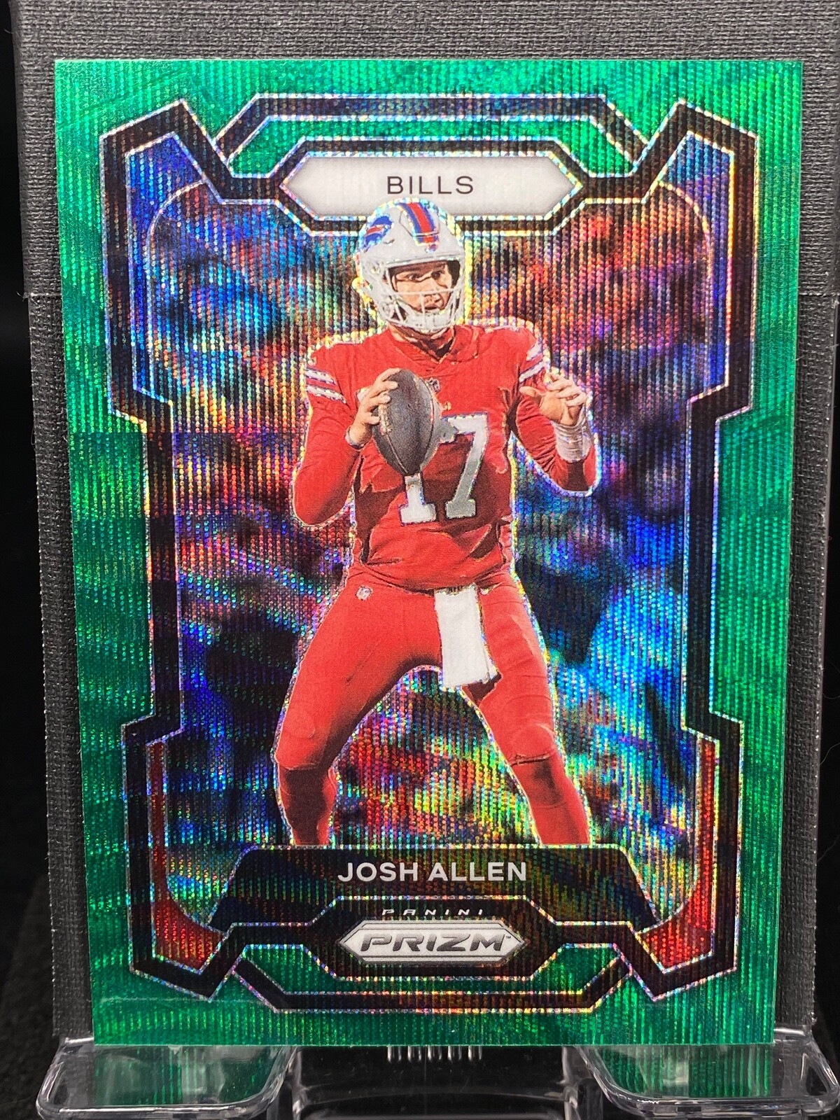 2023 PRIZM Josh Allen #32 Green Wave Buffalo Bills QB NM/MT