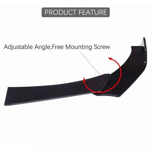 Fit Mercedes-Benz C Front Rear Bumper Lip Spoiler Splitter Body Kit Side Skirt - Picture 9 of 17