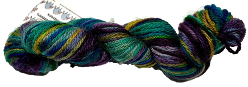 Elizabeth Spinners & Weavers Wool Hand Spun & Dyed 5 Ply 34 grams - Picture 3 of 3