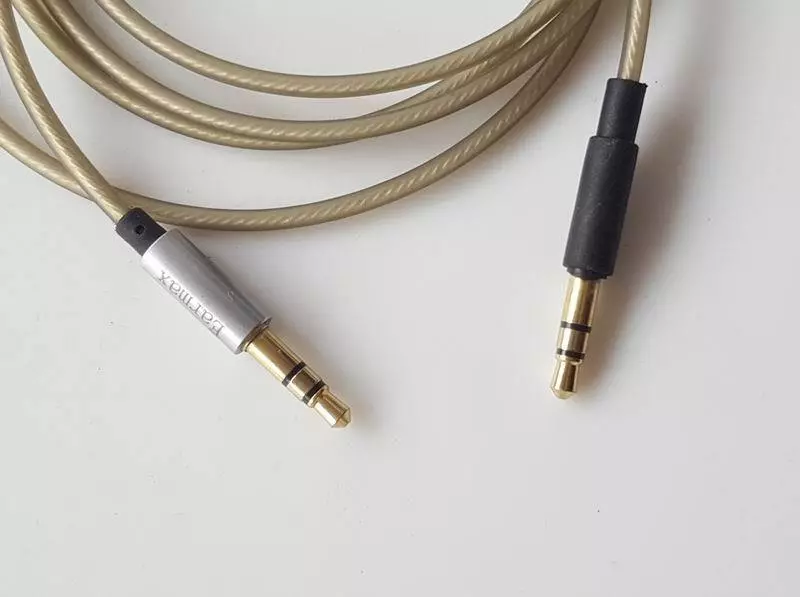 3.5mm Upgrade Silver Plated Audio AUX Cable For philips SHP9500 SHL5505 SHL5705