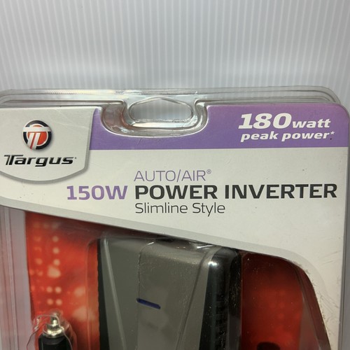 Targus APV12US Slim Line 150W Auto/Air Power Inverter ~ Brand New Sealed - 第 2/20 張圖片