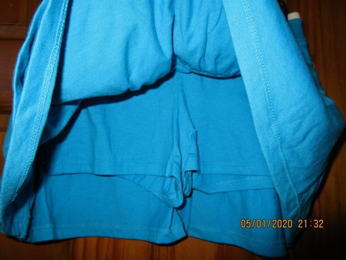 SO teal /white skirt/short for girls size M 10/12 ,NEW - Picture 5 of 11