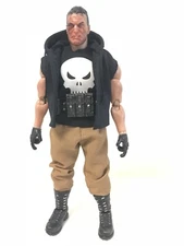 NOX-SST-L: FIGLot Sleeveless Hoodie for Mattel Wrestling Mezco One:12 - Black