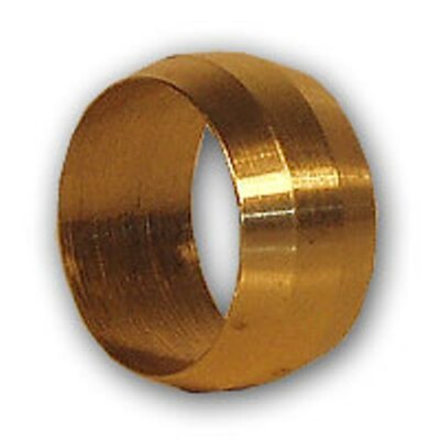 1/8 inch OD Brass Compression Sleeve Brass Pipe Fitting NPT fuel water air gas