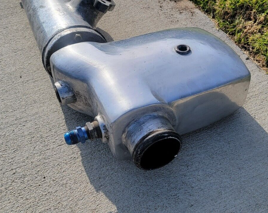 454 Chevy Exhaust Logs W/ Snails Manifolds Marine Jet Boat Chevrolet