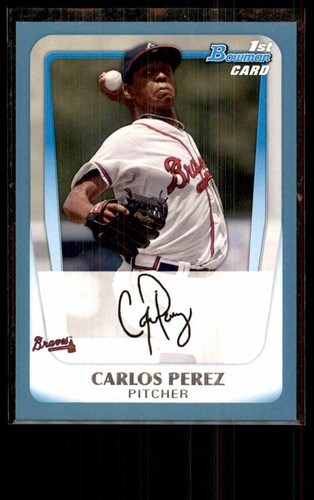 2011 Bowman Prospects Blue Carlos Perez 176/500 #BP108