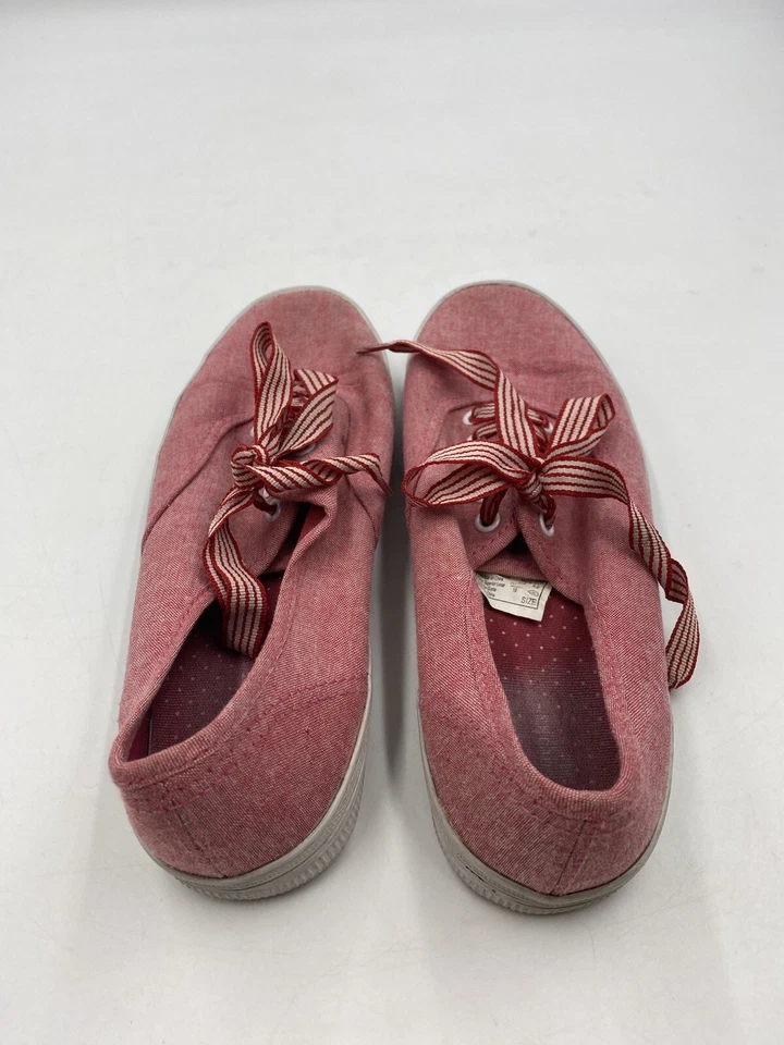 City Sneaks Red Pink Sporty Comfort Gym Tennis Shoes Athletic Womens Size 7 Used - Imagem 2 de 4