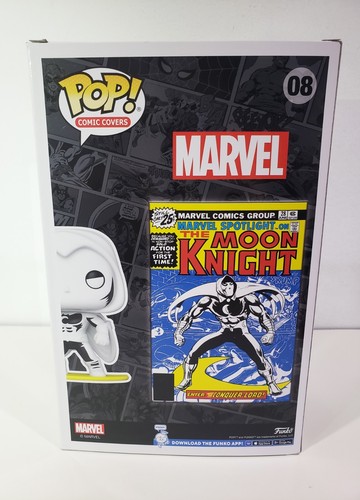 Lote Funko Moon Knight: portada de cómic #08, Funko Pop #1074 y cómic #8 1981 - Imagen 12 de 12