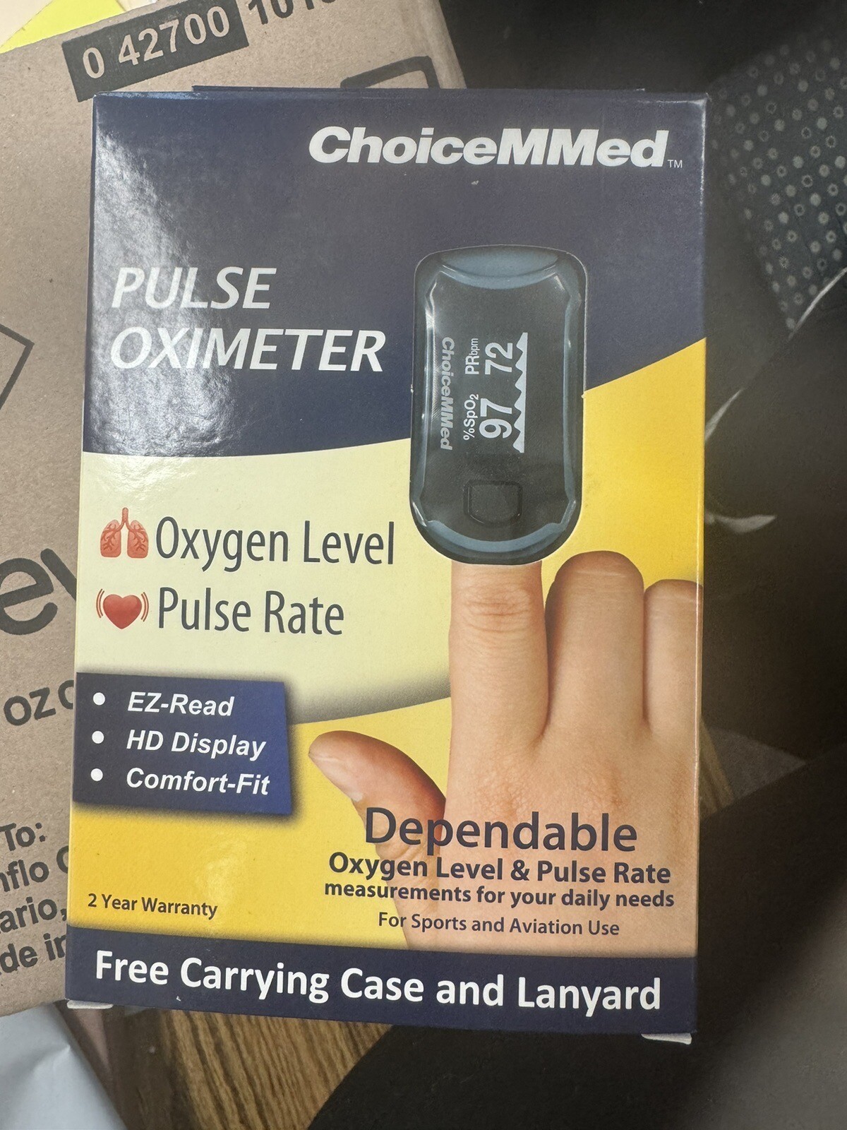 ChoiceMMed Relion Pulse Oximeter Portable Fingertip Pulse Rate NEW! eBay
