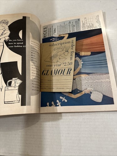 Glamour Jan. 1954 News In Fashion Beauty, Jobs, How To Be A Success At Your Job - Picture 12 of 12
