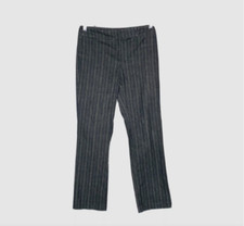 New York  Company Gray Pinstriped Pants 4 Work Wear Office