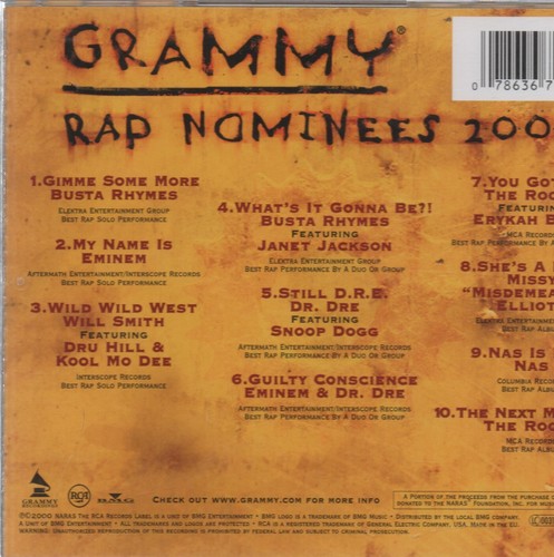 CD nominados al Grammy 2000 - CD - Imagen 2 de 2
