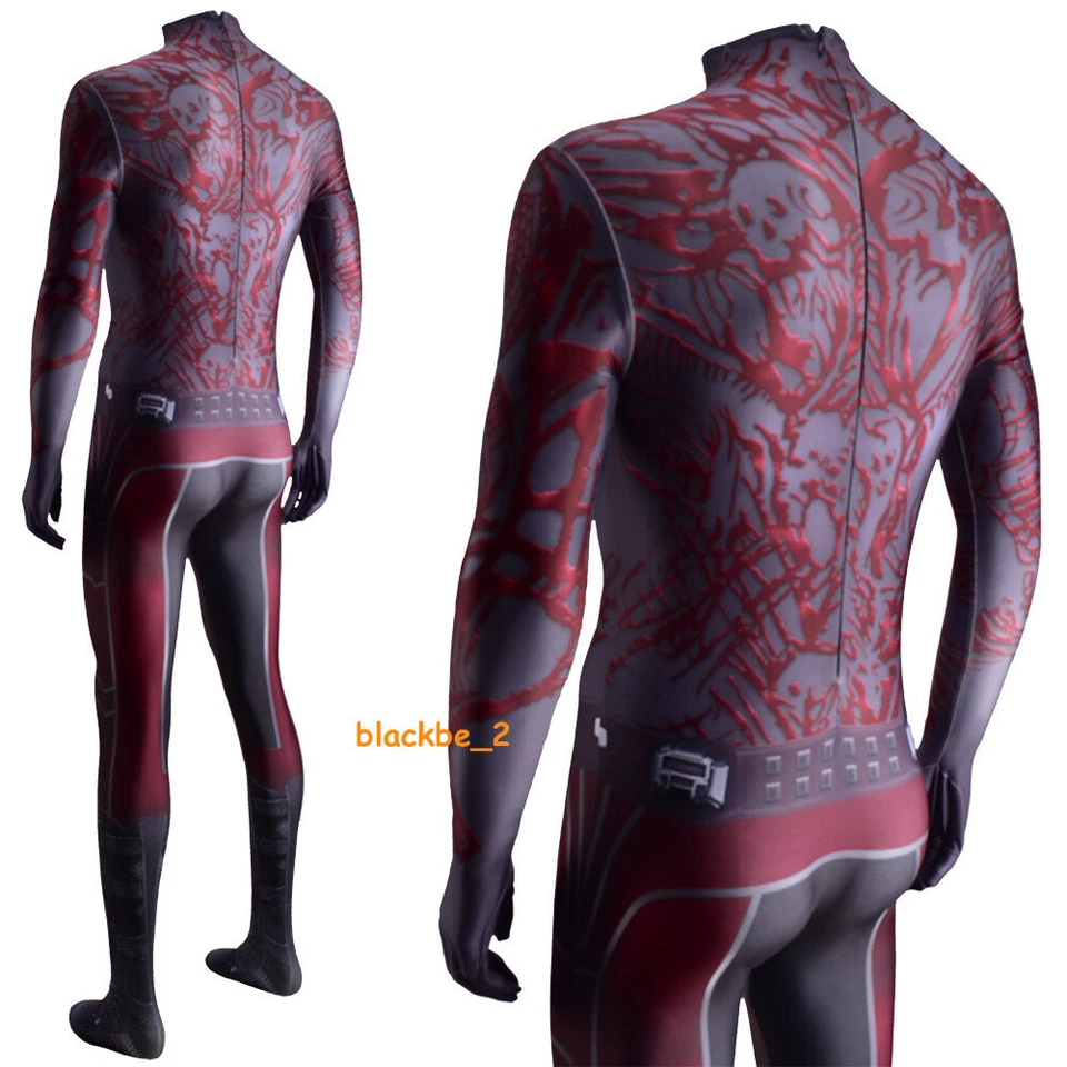 Cosplay Mono Leotardo Drax El Destructor Halloween Disfraz Superhéroe Uniforme Foto 3 de 4