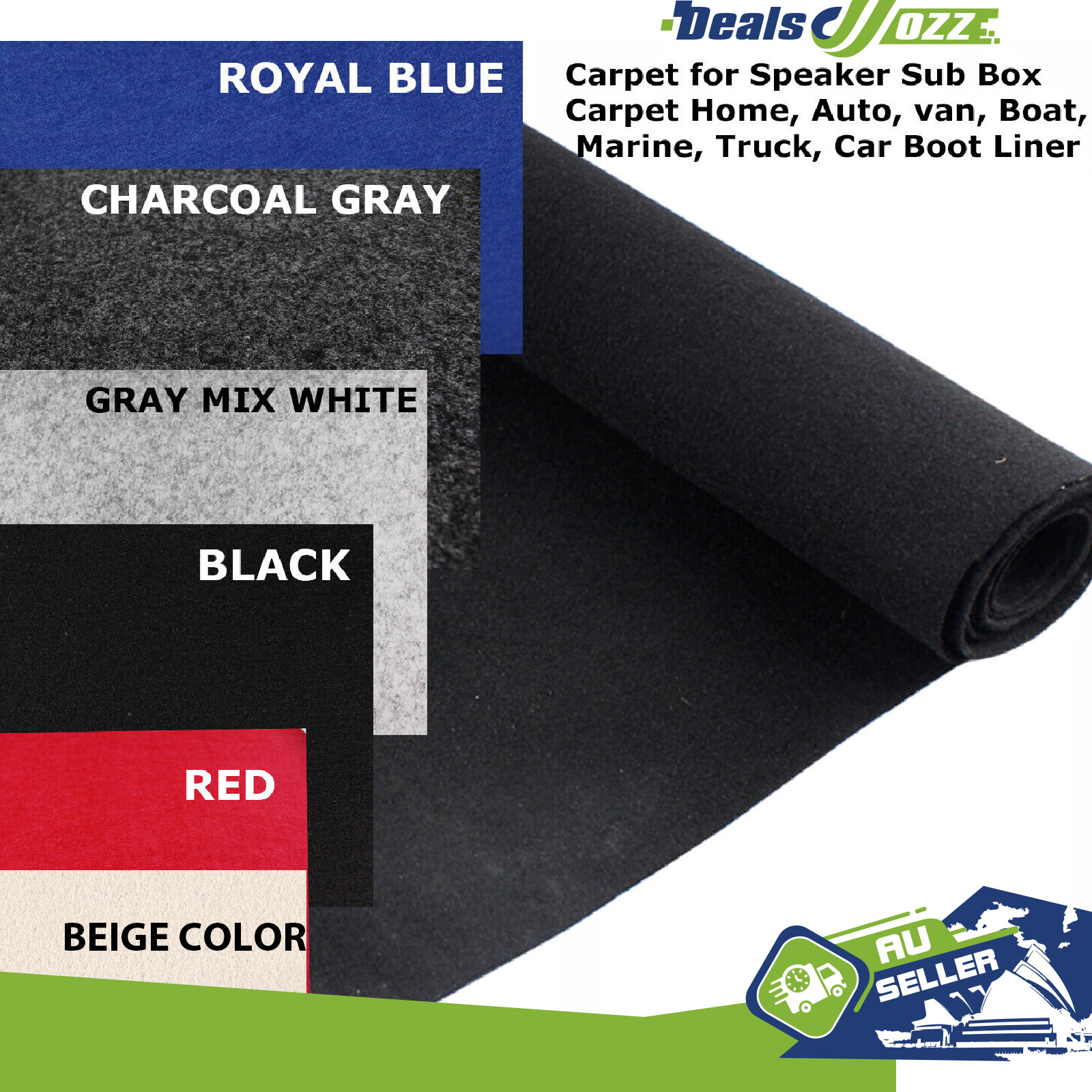 Felt Boat Deck Car Carpet Underlay Rebuild Ute Tray Camper Panel Van Boot Lining