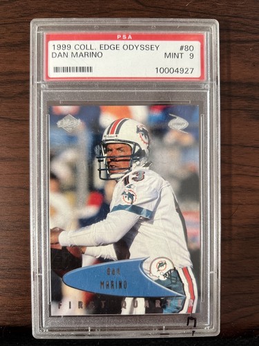 1999 Collectors Edge Odyssey Dan Marino #80 PSA 9 Mint Miami Dolphins HOF NFL QB - Bild 1 von 3