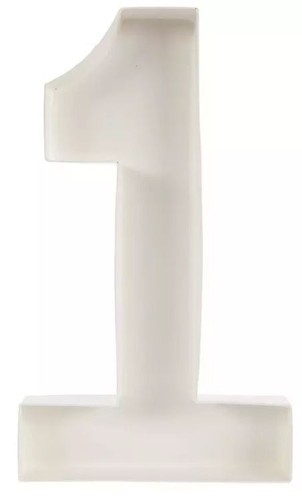Lettera/numero riempibile bianco 16" prezzo alto per lettera nuovo - Foto 24 di 31