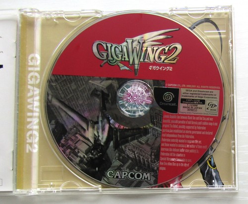 Dreamcast GIGA WING Capcom set of 2 T-1239M - Picture 15 of 24