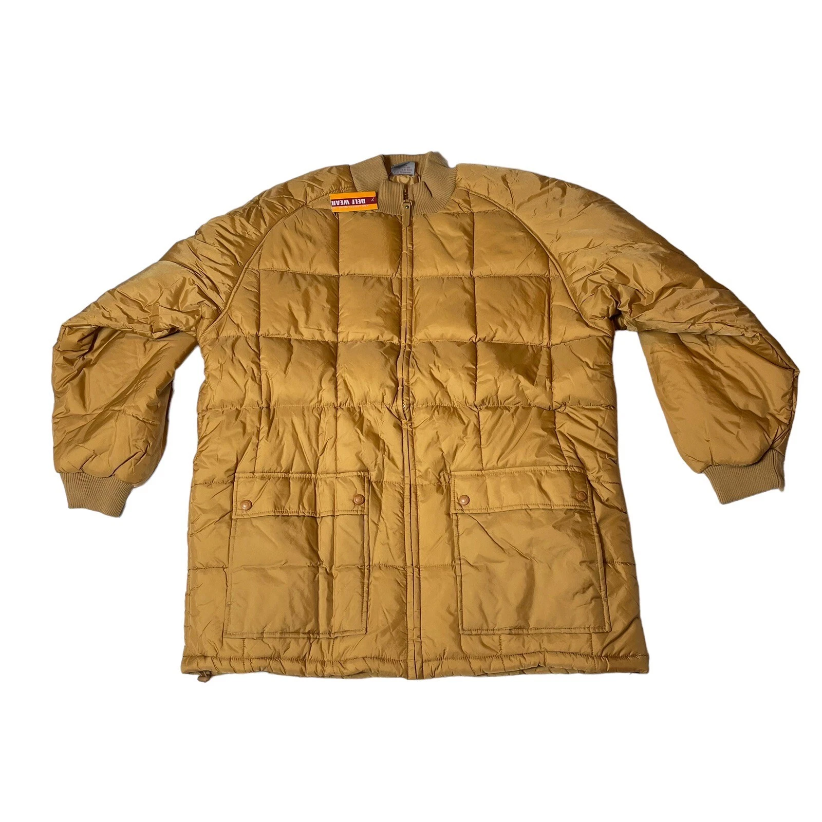 NOS Vintage K&S Sportswear Delf Wear Insulated Puffer Jacket Men’s Size XL