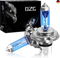 Dzg H4 P43T Halogenlampen 12V 60/55W Scheinwerferlampen 5000K Warmweiß