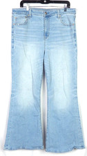 American Eagle Next Level Stretch Super High Rise Flare Denim Jeans Women's 16