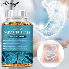 Parasite Blast 120 Capsules - Gut Health, Detox, Metabolism  Immune Support