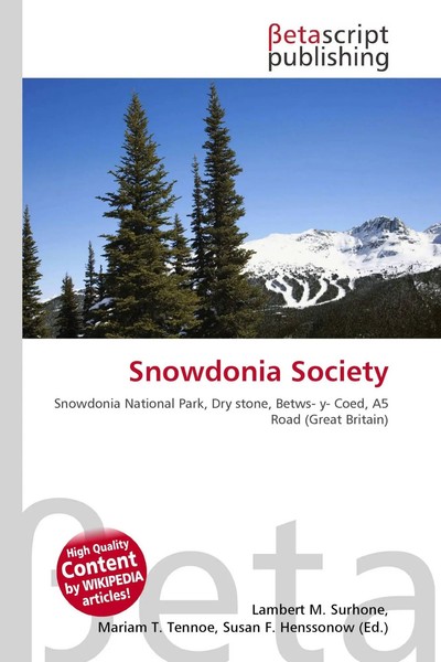Lambert M. Surhone (U. A.) | Snowdonia Society | Taschenbuch | Englisch (2026)-image