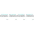 4 PCS Tischtuch Abwaschbar Plastiktischtuch Plastiktischdecke Tischabdeckung