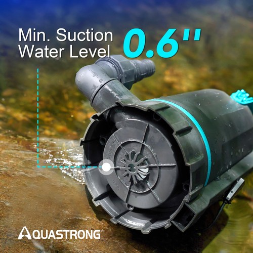 Automatic Sump Pump, 1/2 HP Submersible Water Pump, 3159 GPH Utility Pump Hig... - Picture 6 of 7