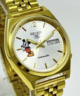 Vintage Seiko 5 Silver Mickey Mouse Dial Automatic Movement No.6309A Men Watch