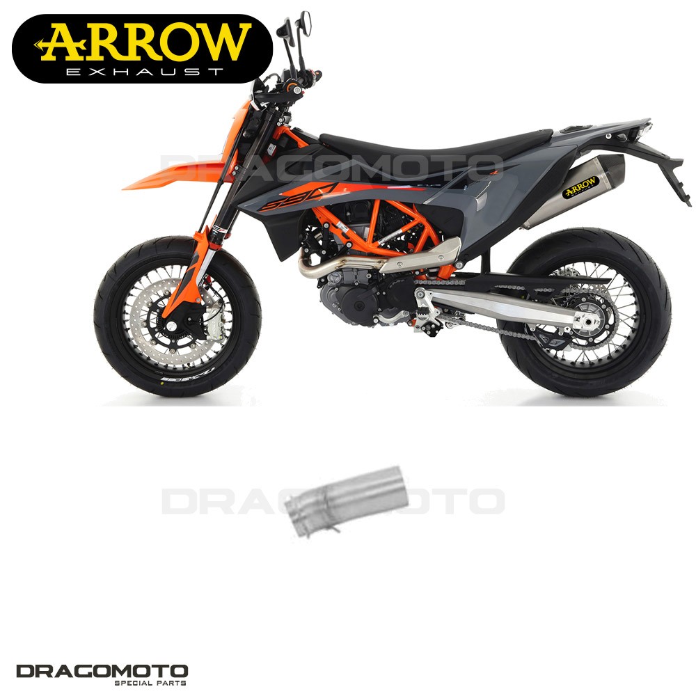 Tuyaux KTM 690 SMC R ARROW homologué Kat pour passer le contrôle technique sans bruit