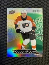 2024-25 Upper Deck Allure - Color Flow Travis Sanheim #CFL-55 Yellow Green